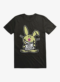 It's Happy Bunny Free Criticism T-Shirt