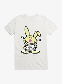 It's Happy Bunny Free Criticism T-Shirt