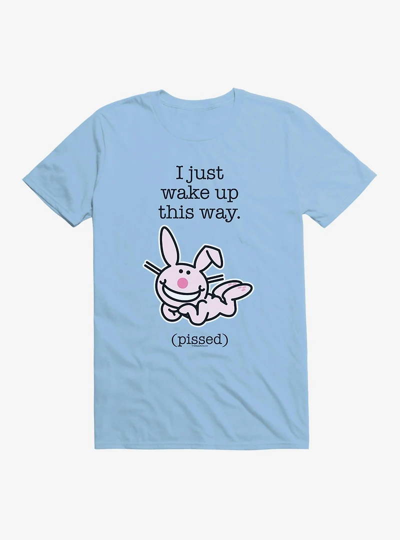 It's Happy Bunny I Wake Up Pissed T-Shirt