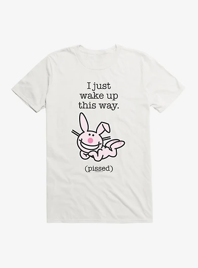 It's Happy Bunny I Wake Up Pissed T-Shirt