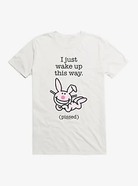 It's Happy Bunny I Wake Up Pissed T-Shirt