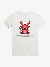 It's Happy Bunny Naughtier Ways T-Shirt