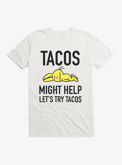 It's Happy Bunny Tacos Might Help T-Shirt
