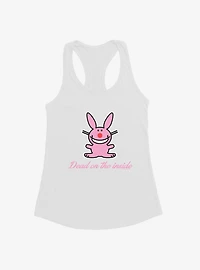 It's Happy Bunny Dead Inside Girls Tank