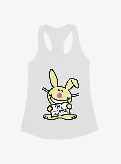 It's Happy Bunny Free Criticism Girls Tank