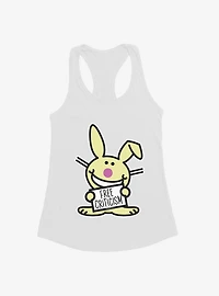 It's Happy Bunny Free Criticism Girls Tank