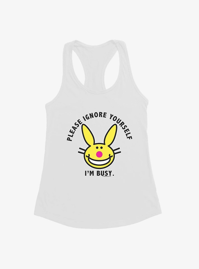 It's Happy Bunny Ignore Yourself Girls Tank