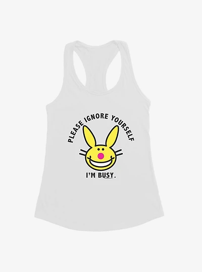 It's Happy Bunny Ignore Yourself Girls Tank