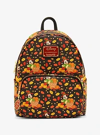 Loungefly Disney Mickey Mouse Fall Foliage Allover Print Mini Backpack - BoxLunch Exclusive