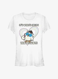 Tootsie Roll It's Whats Inside That Counts Girls T-Shirt