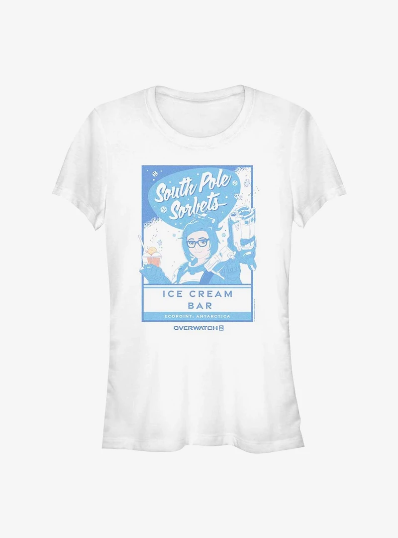 Overwatch 2 Mei Ice Cream Bar Girls T-Shirt