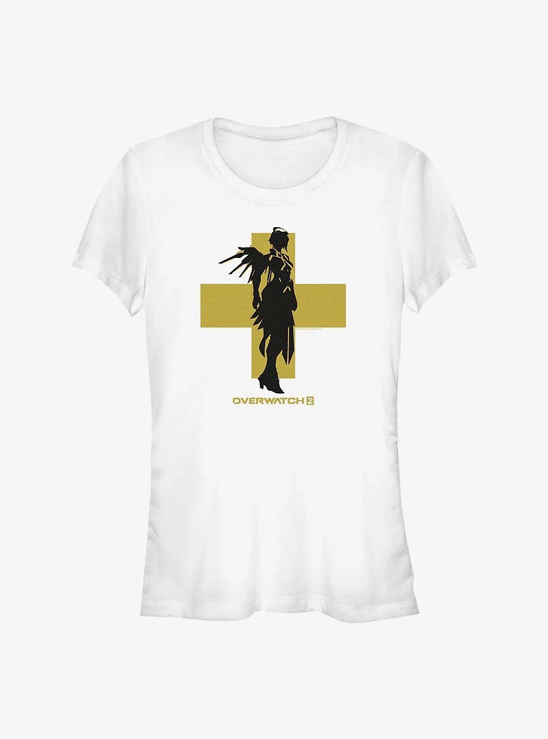 Overwatch 2 Mercy Silhouette Girls T-Shirt
