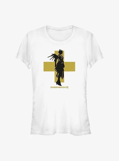 Overwatch 2 Mercy Silhouette Girls T-Shirt