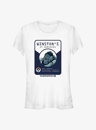 Overwatch 2 Winston's IT Services Girls T-Shirt