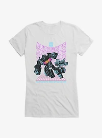 Transformers Autobots Never Give Up Girls T-Shirt