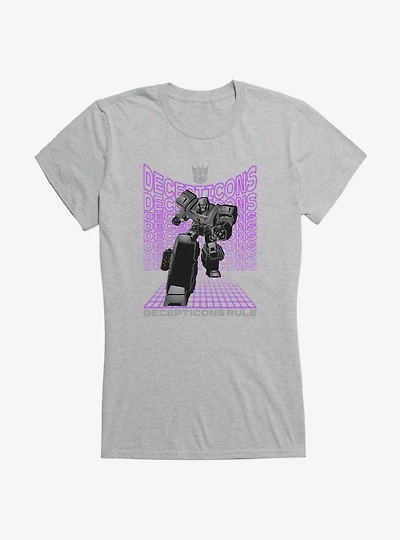 Transformers Decepticons Rule Megatron Girls T-Shirt