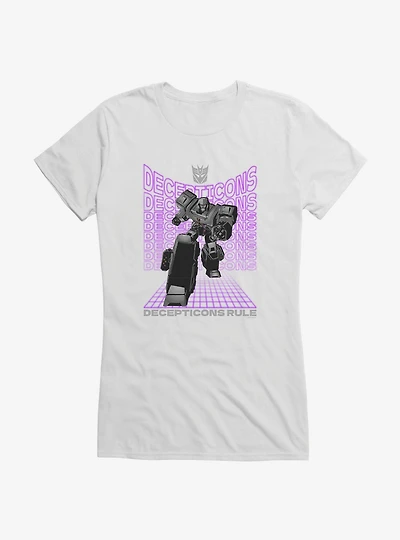 Transformers Decepticons Rule Megatron Girls T-Shirt