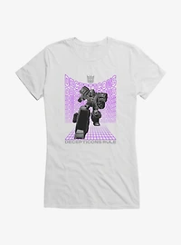 Transformers Decepticons Rule Megatron Girls T-Shirt