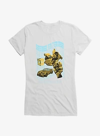 Transformers Defend To The End Bumblebee Girls T-Shirt