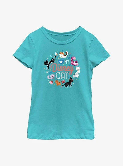 Disney Channel I Love Cats Youth Girls T-Shirt