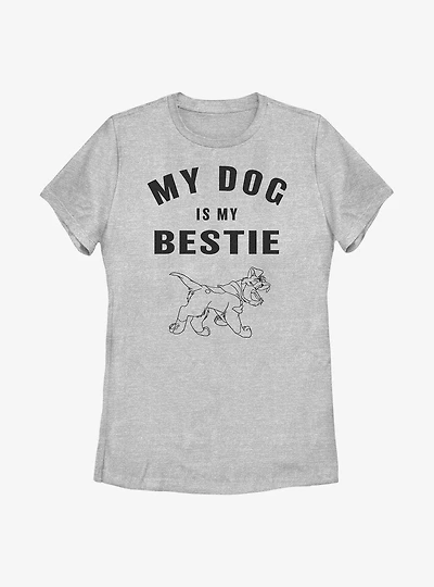 Disney Oliver & Company Dodger Is My Bestie Womens T-Shirt