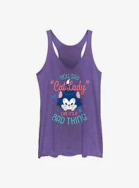 Disney Pinocchio Cat Lady Womens Tank Top