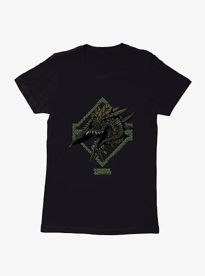 Dungeons & Dragons: Honor Among Thieves Black Dragon Womens T-Shirt