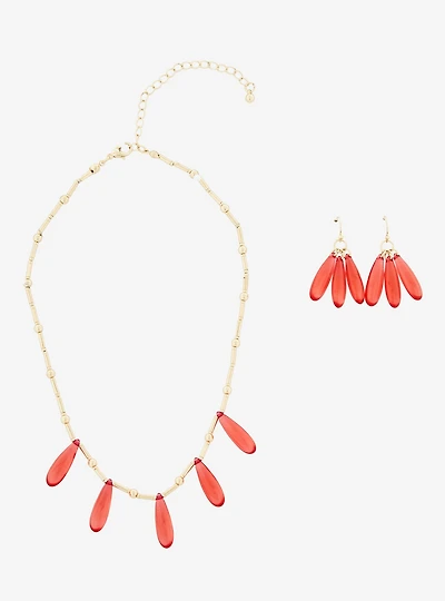 Studio Ghibli Ponyo Granmamare Replica Necklace & Earring Set - BoxLunch Exclusive
