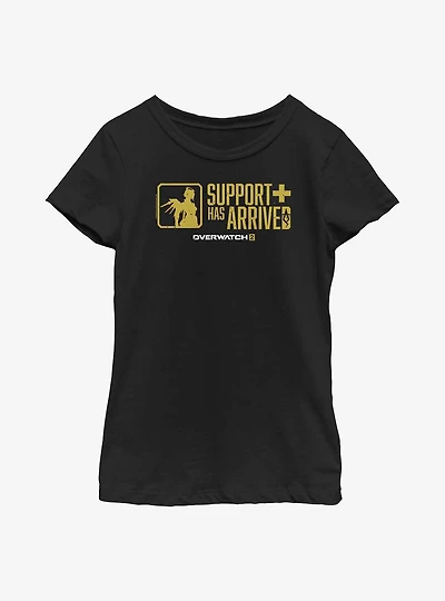 Overwatch 2 Mercy Support Has Arrived Youth Girls T-Shirt