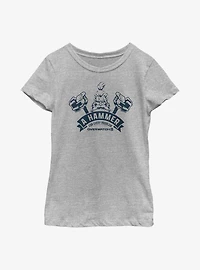Overwatch 2 Reinhardt A Hammer For Every Problem Youth Girls T-Shirt