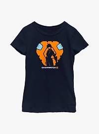 Overwatch 2 Trace Silhouette Youth Girls T-Shirt