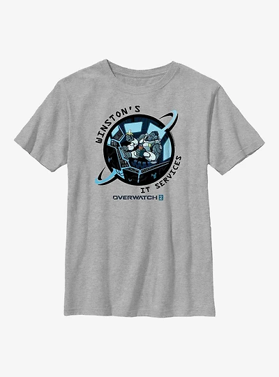 Overwatch 2 Winston's IT Services Youth T-Shirt
