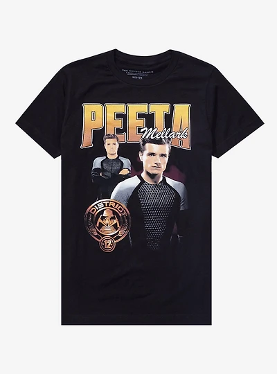 The Hunger Games Peeta Mellark Retro Style Women's T-Shirt - BoxLunch Exclusive