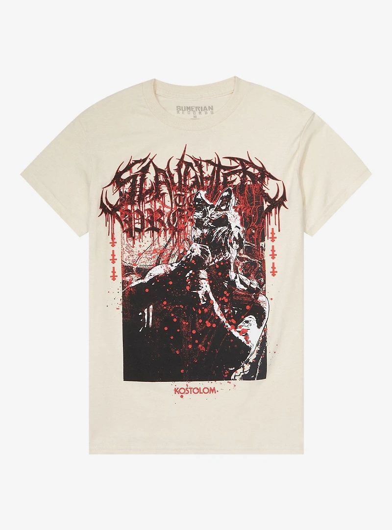 Slaughter To Prevail Kostolom Boyfriend Fit Girls T-Shirt