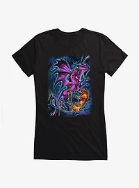 Dragonblade Lionblade Girls T-Shirt by Ruth Thompson