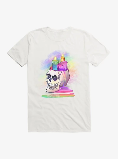 Candle Skull T-Shirt by Rose Catherine Khan