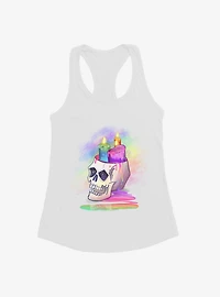 Candle Skull Girls Tank by Rose Catherine Khan