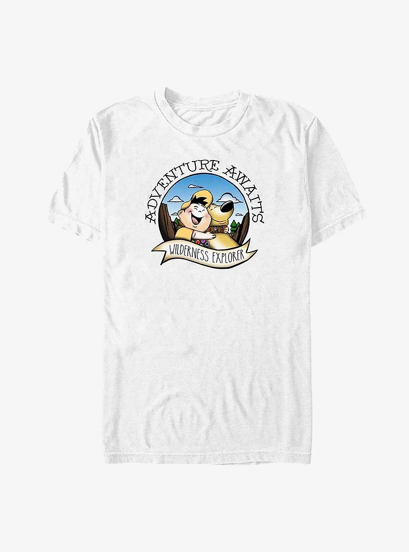 Disney Pixar Up Russell and Dug Adventure Awaits T-Shirt