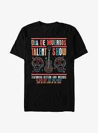 Disney Pixar Coco Dia De Muertos Talent Show Poster T-Shirt