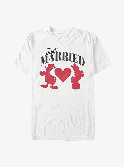 Disney Mickey Mouse Just Married T-Shirt