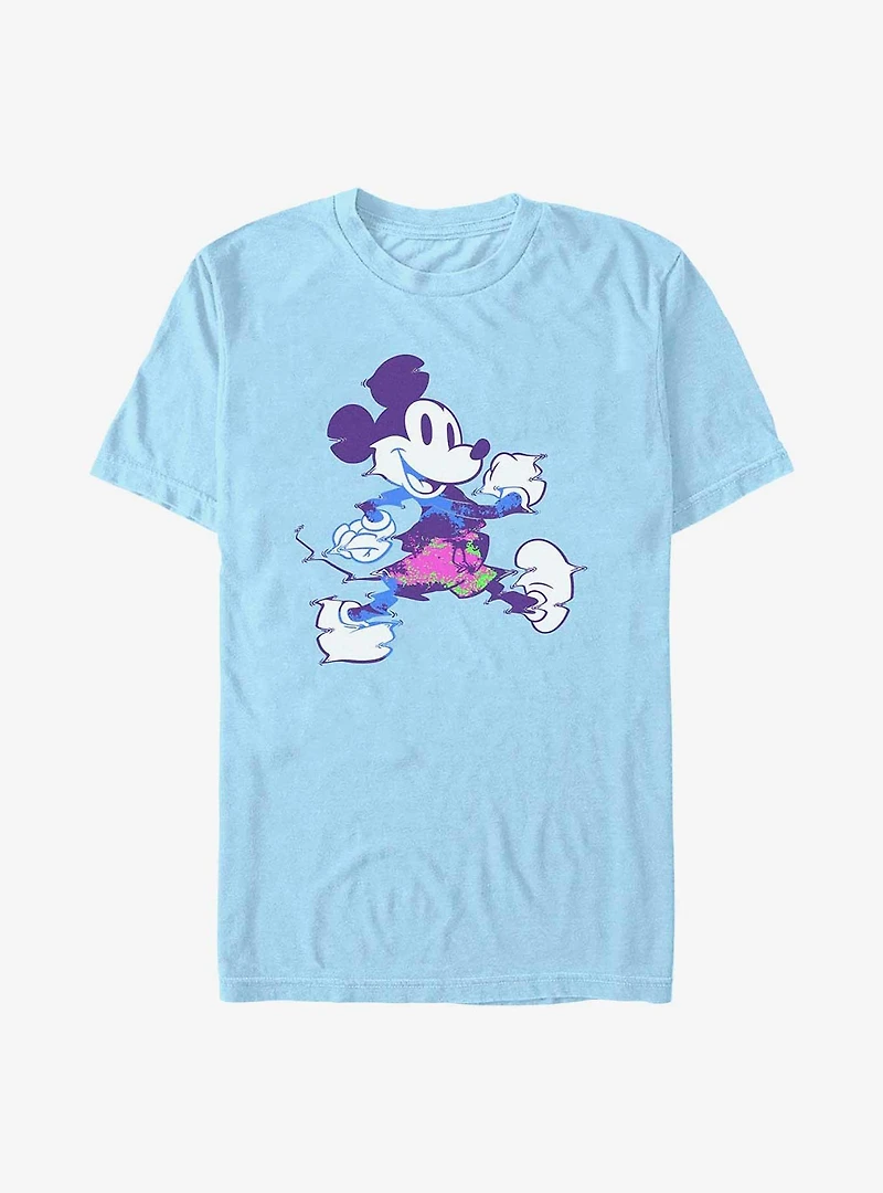 Disney Mickey Mouse Wavy Acid T-Shirt