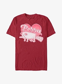 Disney Phineas and Ferb Perry The Platypus Love T-Shirt