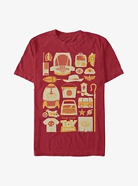Pixar Toy Story Icons Poster T-Shirt