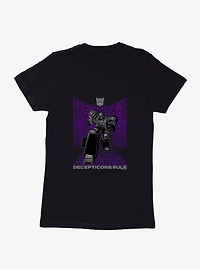 Transformers Decepticons Rule Megatron Womens T-Shirt