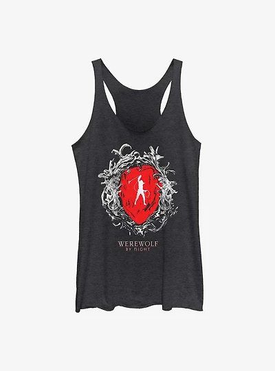 Marvel Studios' Special Presentation: Werewolf By Night Elsa Bloodstone Heart Womens Tank Top