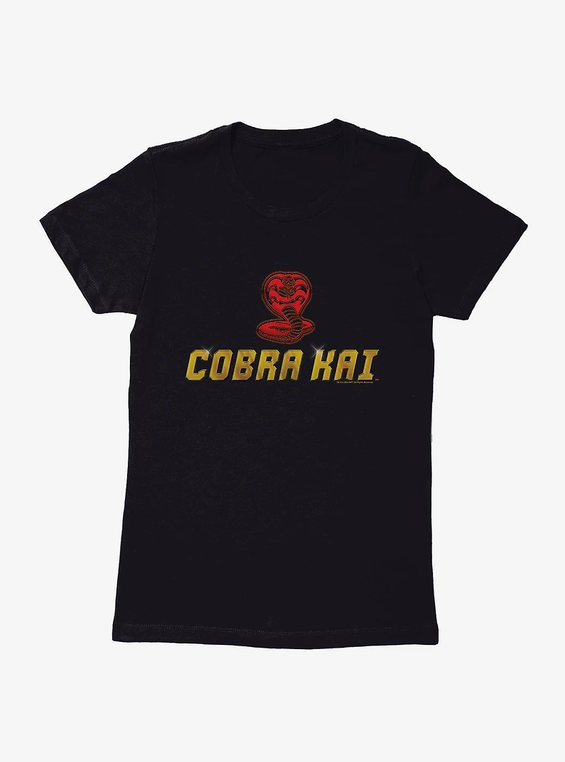 Cobra Kai Snake Logo Womens T-Shirt