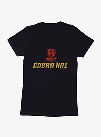 Cobra Kai Snake Logo Womens T-Shirt