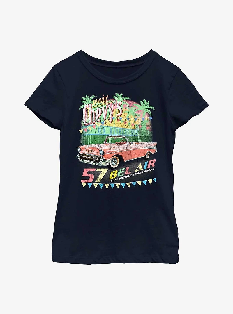 General Motors Revvin' Chevy's Bel Air Youth Girls T-Shirt