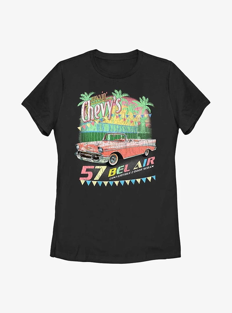 General Motors Revvin' Chevy's Bel Air Womens T-Shirt