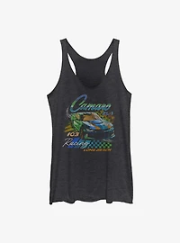 General Motors Camaro Racer Long Beach Womens Tank Top